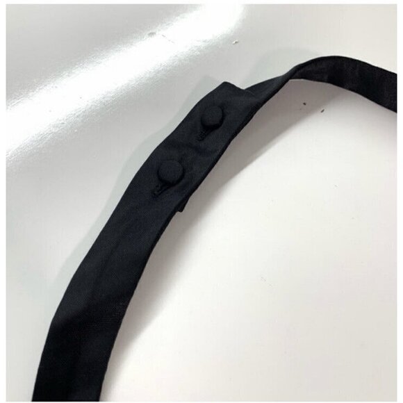 Zara Satin Bustier Mini Dress LARGE Black Lingerie Style open back Seamed NEW - Picture 15 of 16